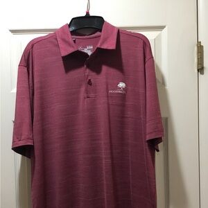 Men’s Under Armour Maroonish Golf Shirt, Size XL